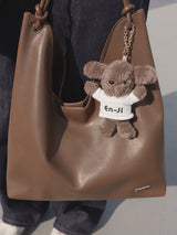 En-ji Monsu Shoulderbag Wanita - Nougat