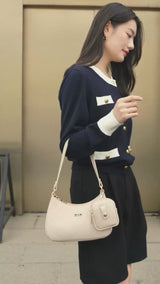 En-ji Mokha Shoulderbag - Cream