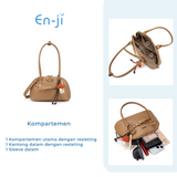 En-ji Sehi Shoulderbag Wanita - Chestnut