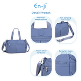 En-ji Senmi Shoulderbag Wanita - Cream