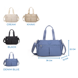 En-ji Senmi Shoulderbag Wanita - Cream