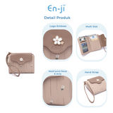En-ji Sila Wallet Wanita - Black