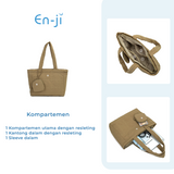 En-ji Sobin Totebag Wanita - Denim