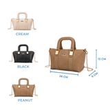 En-ji Soyin Handbag Wanita - Peanut