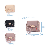 En-ji Wosu Wallet Wanita - Cream