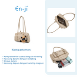 En-ji Wujin Shoulderbag Wanita - Truffle