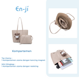 En-ji Yolda Totebag Wanita - Cream