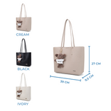 En-ji Yolda Totebag Wanita - Cream