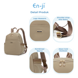 En-ji Yombi Backpack Wanita - Black