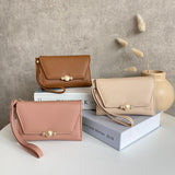 En-ji Machiko Wallet - Cream - EN-JI