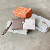 En-ji Yuko Long Wallet - Khaki