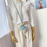 En-ji Tori Card Wallet - Babyblue