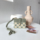 En-ji Tori Card Wallet - Olive
