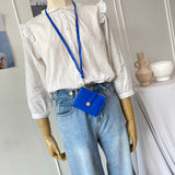 En-ji Jinju Card Wallet - Blue