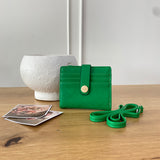 En-ji Jinju Card Wallet - Green