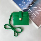 En-ji Jinju Card Wallet - Green