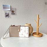 En-ji Naiko Long Wallet - Almond