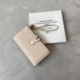 En-ji Kimi Long Wallet - Cream