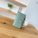 En-ji Kimi Long Wallet - Olive