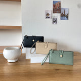En-ji Kimi Long Wallet - Olive