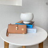 En-ji Minori Long Wallet - Brown