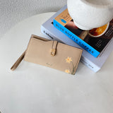 En-ji Minori Long Wallet - Cream