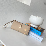 En-ji Minori Long Wallet - Cream