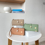 En-ji Minori Long Wallet - Cream