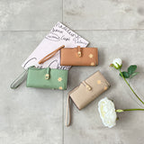 En-ji Minori Long Wallet - Cream