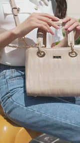 En-ji Seora Handbag - Mint