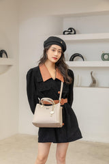 En-ji Hyoju Handbag - Almond - EN-JI