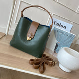 En-ji Bona Handbag - Olive