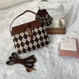 En-ji Nancy Handbag - Khaki