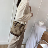 En-ji Yunabi Handbag - Brown