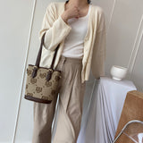 En-ji Yunabi Handbag - Brown