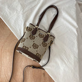 En-ji Yunabi Handbag - Brown