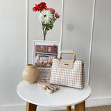 En-ji Gangmi Handbag - Cream