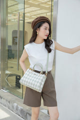 En-ji Galhee Handbag - Cream