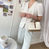 En-ji Renji Handbag - Cream