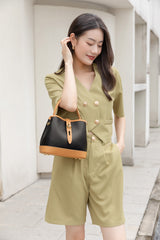 En-ji Renji Handbag - Cream