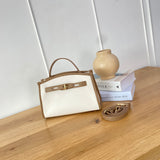 En-ji Shinzu Handbag - Cream
