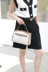 En-ji Shinzu Handbag - Cream