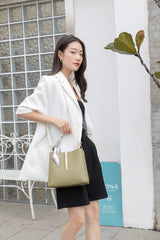 En-ji Kyoujin Handbag - Cream