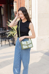 En-ji Domi Handbag - Olive