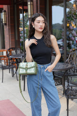 En-ji Domi Handbag - Olive