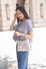 En-ji Mizui Handbag - Cream