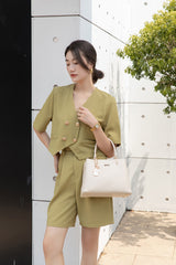 En-ji Arumi Handbag - Mint