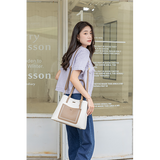 En-ji Minato Shoulderbag - Almond