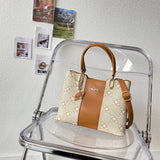 En-ji Minkyo Handbag - Khaki