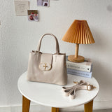 En-ji Soja Handbag - Nude